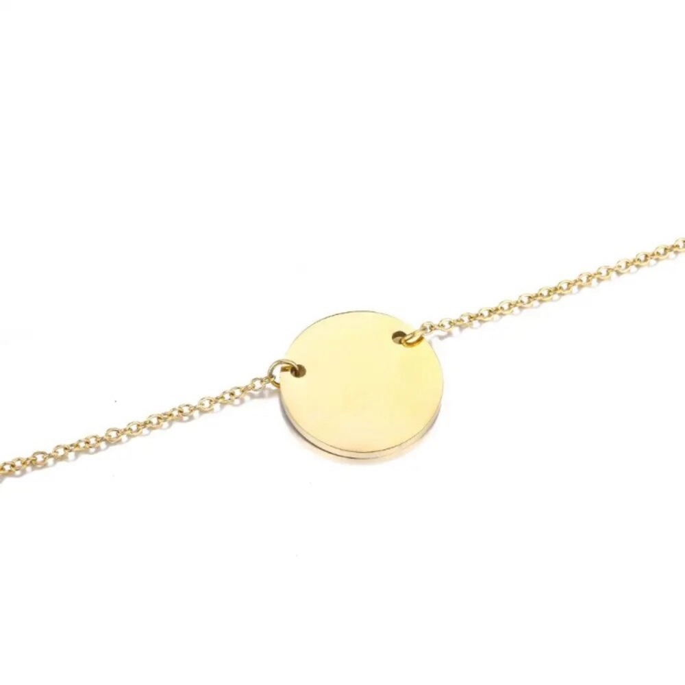 ⚜️𝟯𝟬%𝗢𝗙𝗙 𝗯𝘂𝗻𝗱𝗹𝗲𝘀 𝟯+⚜️ NEW 9mm Coin Charm Stainless Steel Necklace - Picture 12 of 15